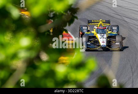 NTT INDYCAR SÉRIE 2025 : XPEL Grand Prix Colton Herta Banque D'Images