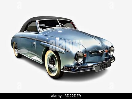 Borgward Hansa 1500 Cabriolet posant dans un studio Banque D'Images