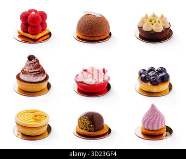 Une tarte au citron magnifiquement travaillée présente une garniture onctueuse et crémeuse et des garnitures d'agrumes élégantes. Ce dessert est parfait pour une friandise sucrée pendant après Banque D'Images