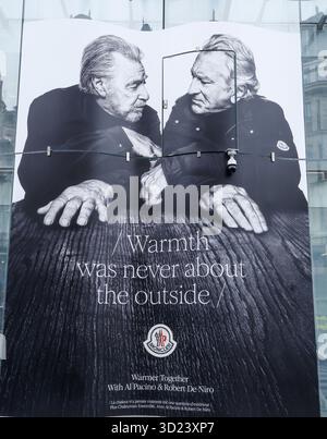 CAMPAGNE MONCLER AVEC ROBERT DE NIRO ET AL PACINO Banque D'Images