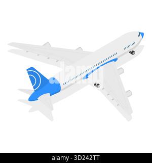 Ensemble plat isométrique 3D de dirigeables , Collection Vintage Aviation. Point 6 Banque D'Images