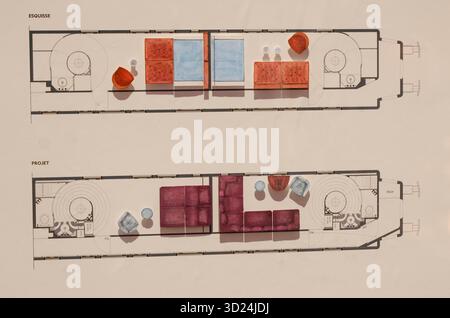 LA RENAISSANCE DE L'ORIENT EXPRESS PARIS Banque D'Images