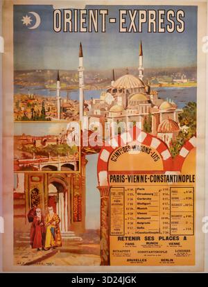 LA RENAISSANCE DE L'ORIENT EXPRESS PARIS Banque D'Images