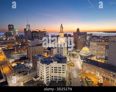 Buffalo, New York, États-Unis, skyline du centre-ville. Banque D'Images