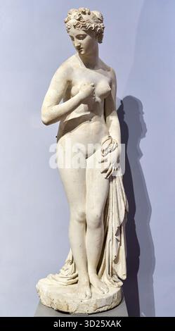 Vénus (Vénus et Cupidon), modèle en plâtre, 1817-1819, LORENZO BARTOLINI (Savignano di Prato, 1777 - Firenze, 1850), Gipsoteca, Plaster Cast Gallery, A Banque D'Images