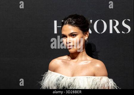 Ariana Greenblatt assiste aux WWD Honors 2025 à Cipriani South Street à New York, New York, États-Unis, le 28 octobre 2025. (Photo de M10s/TheNews2/NurPhoto) crédit : NurPhoto SRL/Alamy Live News Banque D'Images