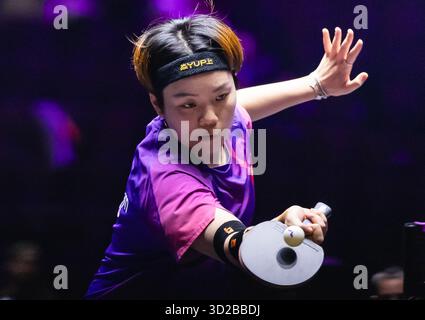 Montpellier, France. 30 octobre 2025. Hoi Kem Doo de Hong Kong lors de la 8ème finale WTT Champion Montpellier le 30 octobre 2025 à l'ARENA Sud de France Montpellier, France. Photo de Laurent Lairys/ABACAPRESS.COM crédit : Abaca Press/Alamy Live News Banque D'Images