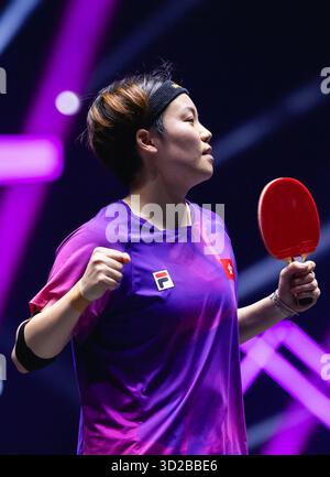 Montpellier, France. 30 octobre 2025. Hoi Kem Doo de Hong Kong lors de la 8ème finale WTT Champion Montpellier le 30 octobre 2025 à l'ARENA Sud de France Montpellier, France. Photo de Laurent Lairys/ABACAPRESS.COM crédit : Abaca Press/Alamy Live News Banque D'Images