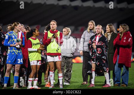 COLOGNE, ALLEMAGNE - 31 OCTOBRE 2025 : le match des femmes Bundesliga 1.FC Koeln vs 1. FC Nuernberg au stade Franz Kremer Banque D'Images