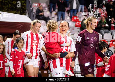 COLOGNE, ALLEMAGNE - 31 OCTOBRE 2025 : le match des femmes Bundesliga 1.FC Koeln vs 1. FC Nuernberg au stade Franz Kremer Banque D'Images
