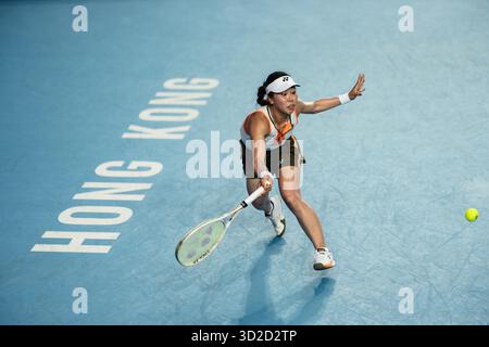 HONG KONG, Chine - lors de la WTA 250 - Prudential Hong Kong Tennis Open au Victoria Park Tennis court à Hong Kong, Chine Banque D'Images