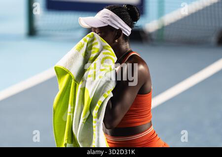 HONG KONG, Chine - lors de la WTA 250 - Prudential Hong Kong Tennis Open au Victoria Park Tennis court à Hong Kong, Chine Banque D'Images