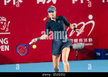 HONG KONG, Chine - lors de la WTA 250 - Prudential Hong Kong Tennis Open au Victoria Park Tennis court à Hong Kong, Chine Banque D'Images
