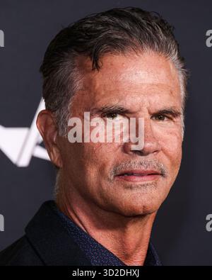 HOLLYWOOD, LOS ANGELES, CALIFORNIE, États-Unis - 24 OCTOBRE : Lorenzo Lamas, acteur, réalisateur et producteur américain, arrive au Fest 2025 AFI (American film Institute) présenté par Canva - première de « Nuremberg » de Sony Pictures Classics au TCL Chinese Theatre IMAX le 24 octobre 2025 à Hollywood, Los Angeles, Californie, États-Unis. (Photo de Xavier Collin/image Press Agency) Banque D'Images