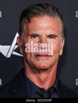 HOLLYWOOD, LOS ANGELES, CALIFORNIE, États-Unis - 24 OCTOBRE : Lorenzo Lamas, acteur, réalisateur et producteur américain, arrive au Fest 2025 AFI (American film Institute) présenté par Canva - première de « Nuremberg » de Sony Pictures Classics au TCL Chinese Theatre IMAX le 24 octobre 2025 à Hollywood, Los Angeles, Californie, États-Unis. (Photo de Xavier Collin/image Press Agency) Banque D'Images