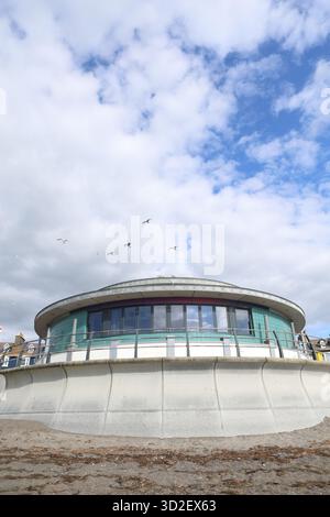PROM Diner Aberystwyth Wales UK sur le front de mer Banque D'Images