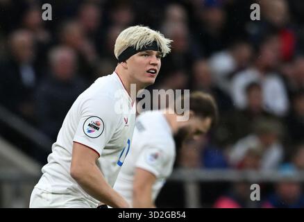 Twickenham, Londres, Royaume-Uni. 1er novembre 2025. Quilter Nations Series Rugby, Angleterre contre Australie ; Henry Pollock of England Credit : action plus Sports/Alamy Live News Banque D'Images