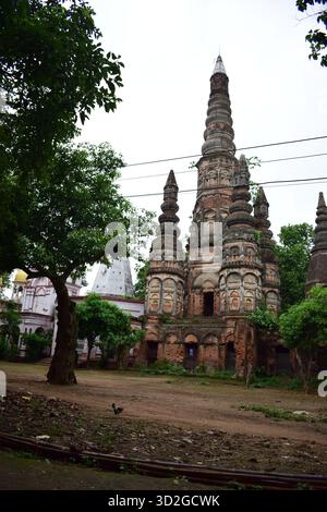 Bhawal Raja’s Cremation Ghat - site historique du domaine Bhawal à Gazipur, Bangladesh Banque D'Images