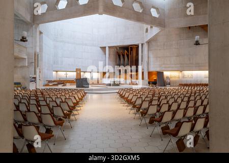 Intérieur de la cathédrale de Clifton à Bristol Royaume-Uni Banque D'Images