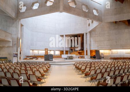 Intérieur de la cathédrale de Clifton à Bristol Royaume-Uni Banque D'Images