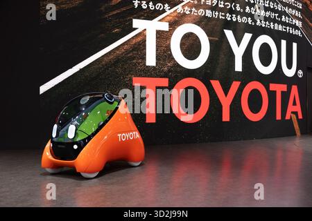 Tokyo, Japon. 30 octobre 2025. Toyota Kids Mobi exposé au Japan Mobility Show 2025. Tokyo, le 30 octobre 2025. - 20251030 PD16667 crédit : APA-PictureDesk/Alamy Live News Banque D'Images