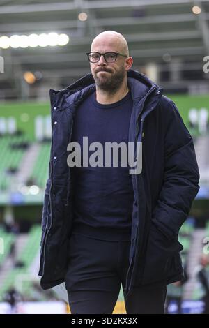Groningen, pays-Bas. 02 novembre 2025. GRONINGEN, 02-11-2025, Stadium Euroborg, saison 2025/2026, Néerlandais Eredivisie football, match entre FC Groningen - FC Twente, photo montre Anco Janssen crédit : Pro Shots/Alamy Live News Banque D'Images