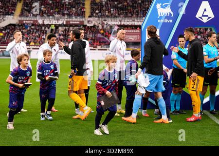 Torino, Italie. 02 novembre 2025. Lors de la série A match de football entre Torino FC et Pise au Stadio Olimpico Grande Torino à Turin, au nord-ouest de l'Italie - 2 novembre 2025. Sport - Football (photo de Fabio Ferrari/LaPresse) crédit : LaPresse/Alamy Live News Banque D'Images