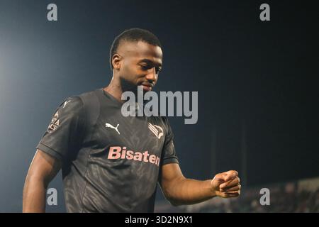 Palerme, Italie, 1er novembre 2025. Stade Renzo Barbera, Palerme vs Pescara, match valable pour le championnat de Serie B 2025/2026. Sur la photo : Salim Diakite' (Palermo FC) Banque D'Images