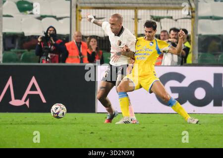 Palerme, Italie, 1er novembre 2025. Stade Renzo Barbera, Palerme vs Pescara, match valable pour le championnat de Serie B 2025/2026. Sur la photo : Antonio Palumbo (Palermo FC) Banque D'Images