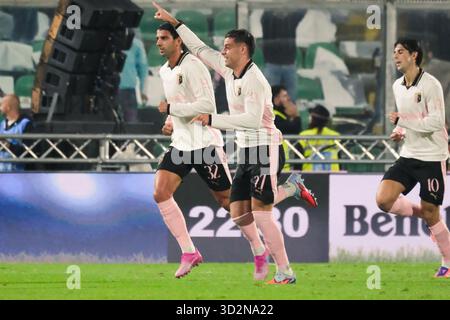 Palerme, Italie, 1er novembre 2025. Stade Renzo Barbera, Palerme vs Pescara, match valable pour le championnat de Serie B 2025/2026. Sur la photo : Banque D'Images