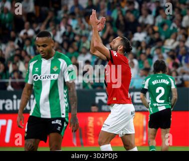 Espagnol la Liga EA Sports match de football Betis vs Mallorca au stade la Cartuja à Séville, Espagne. 02 novembre 2025. SEVILLA 02/11/2025 JORNADA 11 LIGA EA SPORTS 900/cordon Press Credit : CORDON PRESS/Alamy Live News Banque D'Images