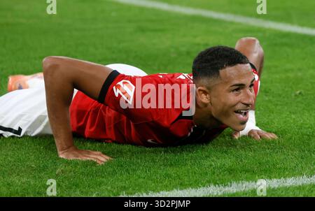 Espagnol la Liga EA Sports match de football Betis vs Mallorca au stade la Cartuja à Séville, Espagne. 02 novembre 2025. SEVILLA 02/11/2025 JORNADA 11 LIGA EA SPORTS 900/cordon Press Credit : CORDON PRESS/Alamy Live News Banque D'Images