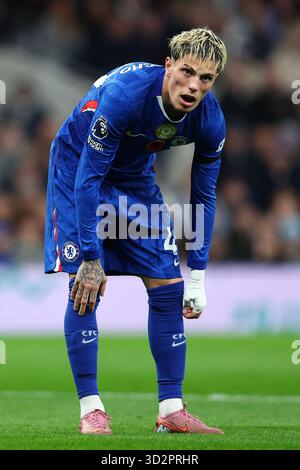 Londres, Royaume-Uni. 1er novembre 2025. Alejandro Garnacho de Chelsea lors du match Tottenham Hotspur vs Chelsea premier League au Tottenham Hotspur Stadium, Londres. Le crédit photo devrait se lire : Paul Terry/Sportimage crédit : Sportimage Ltd/Alamy Live News Banque D'Images