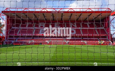West Bridgford, Royaume-Uni. 01 novembre 2025. Vue générale à l'intérieur du stade pendant le match de Nottingham Forest contre Manchester United premier League au City Ground, West Bridgford, Angleterre le 1er novembre 2025 crédit : Eleanor Hoad/Every second Media crédit : Every second Media/Alamy Live News Banque D'Images
