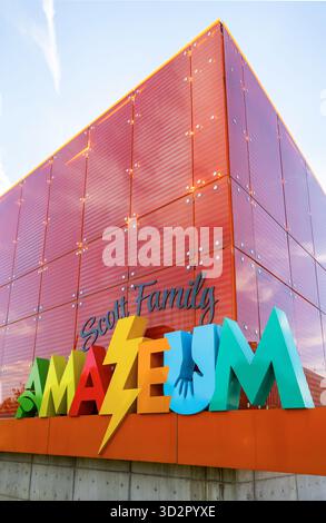 Scott Family Amazeum Museum à Bentonville Arkansas Banque D'Images