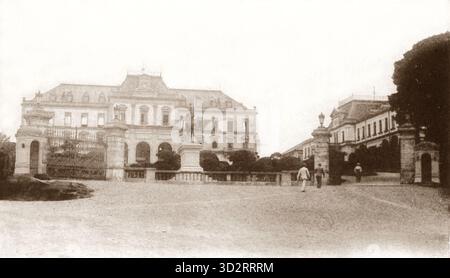 Photo vintage du bureau d'état-major de l'armée impériale japonaise à Tokyo, Japon - 1909-1918 Banque D'Images