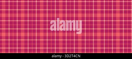 Motif sans couture motif écossais rose avec texture en flanelle. Motif hivernal abstrait à carreaux pour des imprimés écossais et chemises Vichy. Ligne et carré géométrique Illustration de Vecteur