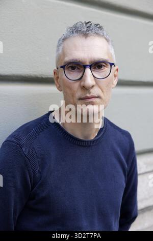 Portrait de Fabio Baca 01/10/2025 ©Isabella de Maddalena/opale.photo Banque D'Images