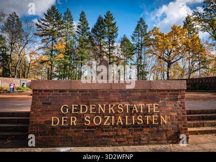 Berlin Lichtenberg OT Friedrichsfelde Friedhof, Zentralfriedhof, Gedenkstätte der Sozialisten : - 03.11.2025 Berlin Lichtenberg *** Berlin Lichtenberg OT cimetière Friedrichsfelde, cimetière central, Mémorial socialiste 03 11 2025 Berlin Lichtenberg Banque D'Images