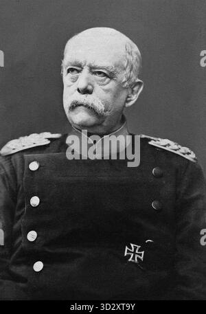 Otto von Bismarck 1885. Banque D'Images