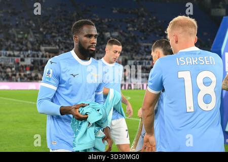 Rome, Italie. 3 novembre 2025, stade Olimpico, Rome, Italie ; Serie A Enilive Football match ; Lazio contre Cagliari ; Boulaye Dia of SS Lazio crédit : Roberto Ramaccia/Alamy Live News Banque D'Images