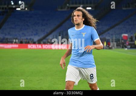 Rome, Italie. 3 novembre 2025, stade Olimpico, Rome, Italie ; Serie A Enilive Football match ; Lazio contre Cagliari ; Matteo Guendouzi de SS Lazio crédit : Roberto Ramaccia/Alamy Live News Banque D'Images