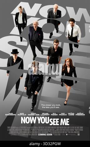 Now You See me : Now You Don’t (2025) réalisé par Ruben Fleischer avec Jesse Eisenberg, Woody Harrelson et Dave Franco. Les four Horsemen se réunissent pour recruter de nouveaux illusionnistes pour un vol audacieux ciblant le précieux diamant d’un syndicat du crime. Affiche AMÉRICAINE À une feuille POUR USAGE ÉDITORIAL UNIQUEMENT. Crédit : BFA / Lionsgate Banque D'Images
