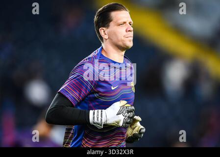 Barcelone, Espagne. 02 novembre 2025. Wojciech SZCZESNY de Barcelone lors du championnat espagnol de football LaLiga entre le FC Barcelone et Elche CF le 2 novembre 2025 à l'Estadi Olimpic Lluis Companys à Barcelone, Espagne - photo Sergio Ros/Matthieu Mirville/DPPI crédit : DPPI Media/Alamy Live News Banque D'Images