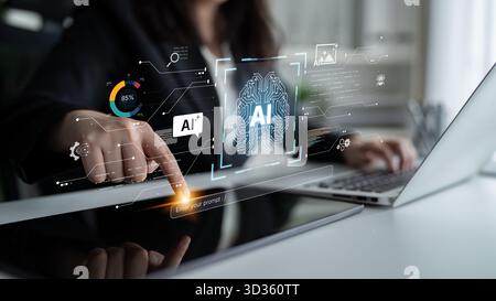 Une plateforme créative alimentée par un cerveau IA générative. Les utilisateurs peuvent saisir des invites pour générer du contenu comme des images, interagir avec les chatbots et visualiser Banque D'Images