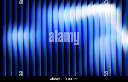 Fond côtelé moderne abstrait bleu et blanc avec dégradé lumineux. Illustration vectorielle Illustration de Vecteur