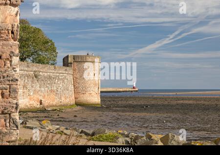 Remparts élisabéthains de Berwick, Berwick upon Tweed, Northumberland, Angleterre, Royaume-Uni Banque D'Images