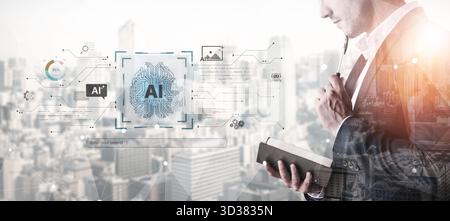 Une plateforme créative alimentée par un cerveau IA générative. Les utilisateurs peuvent saisir des invites pour générer du contenu comme des images, interagir avec les chatbots et visualiser Banque D'Images