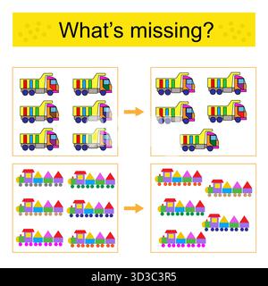 Jeux éducatifs pour les enfants Illustration de Vecteur