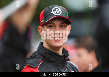 Oliver Bearman (GBR) - Haas F1 Team Mercedes lors du Grand Prix d'Australie de formule 1 Louis Vuitton 2025. Banque D'Images